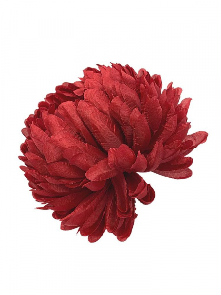 Chryzantema kwiat wyrobowy 16 cm czerwona