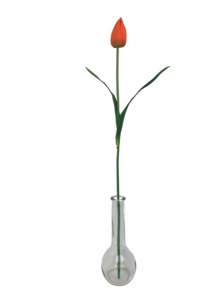 Tulipan kwiat pojedynczy 55 cm pomarańczowy