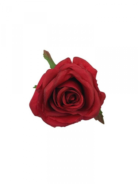 Róża główka 9 cm czerwona
