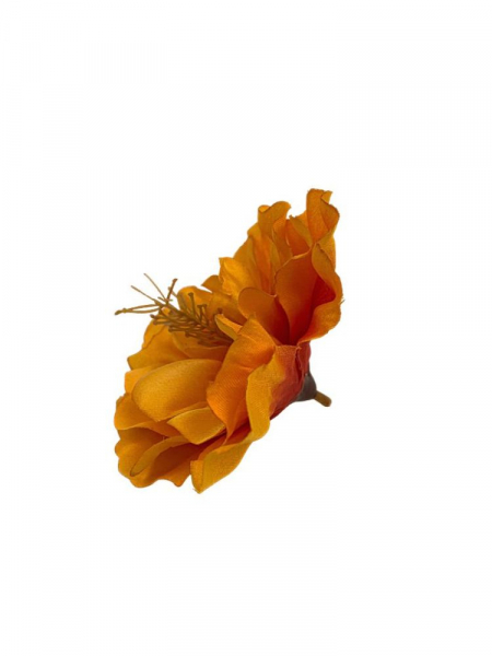 Hibiskus główka 12 cm pomarańczowy