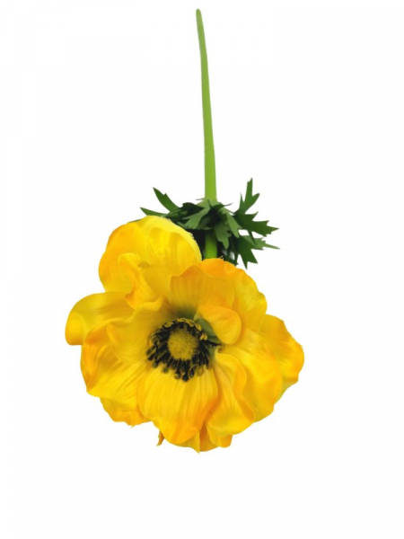 Anemon gałązka 55 cm żółty