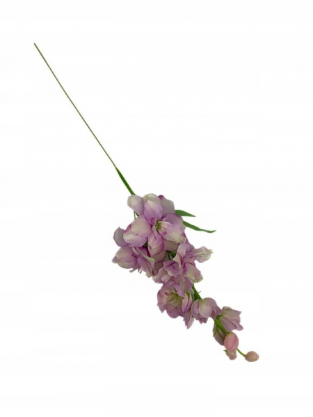 Ostróżka gałązka 44 cm pudrowy fiolet z kremem