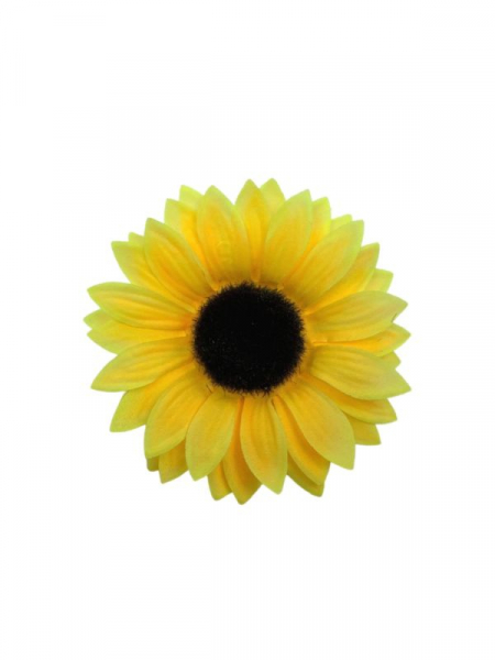 Słonecznik główka 12 cm jasno żółty