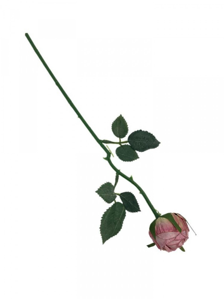 Róża gałązka 35 cm różowa