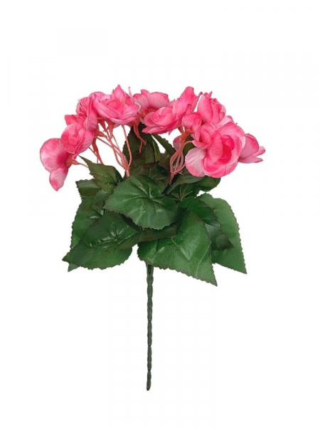 Begonia bukiet 31 cm różowa