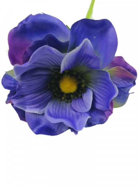 Anemon gałązka 55 cm niebieski z fioletem