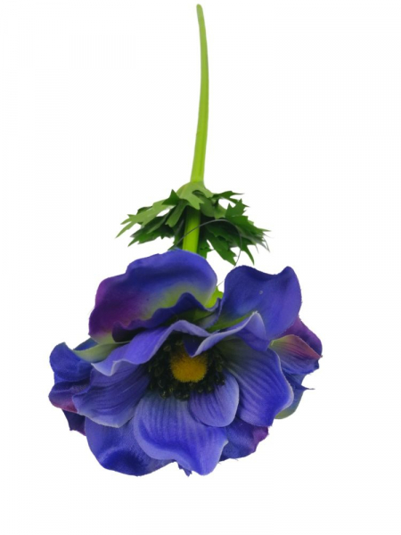 Anemon gałązka 55 cm niebieski z fioletem