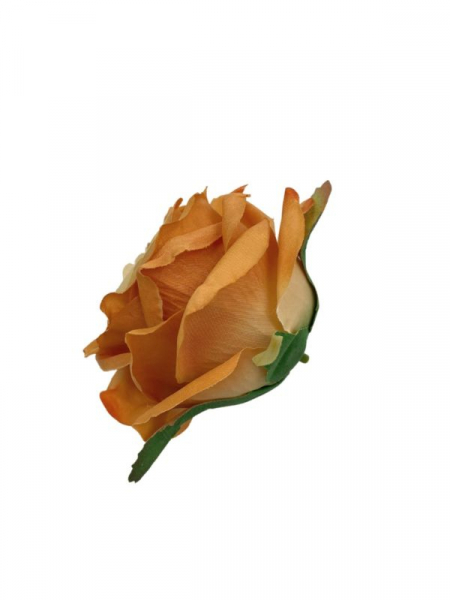 Róża główka 9 cm pomarańczowa
