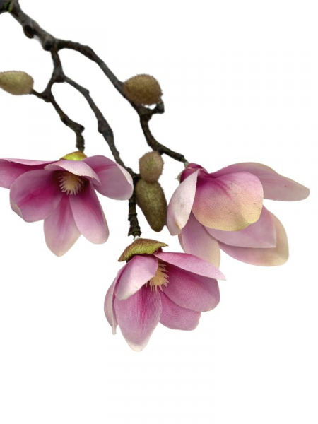 Magnolia gałązka XL 92 cm różowa