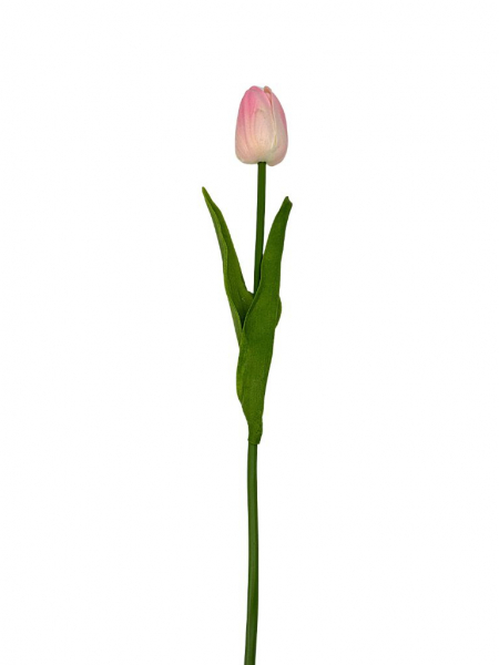 Tulipan z pianki 45 cm jasny róż