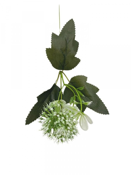 Czosnek gałązka 36 cm zielono biały