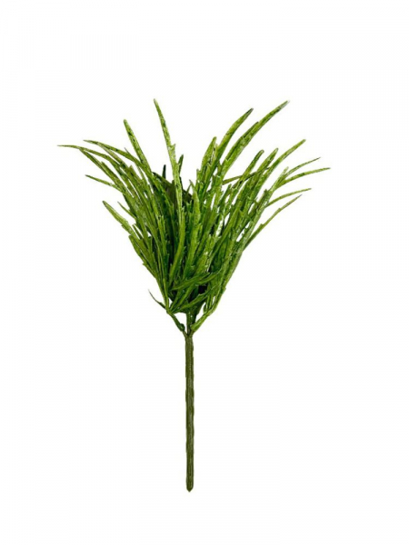 Dziewięćsił zielony z białym kwiatem łodyga 30 cm