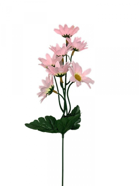 Margaretka gałązka 46 cm jasno różowa