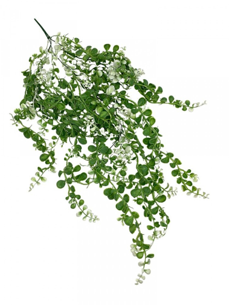 Girlanda plastikowa 87 cm biało zielona