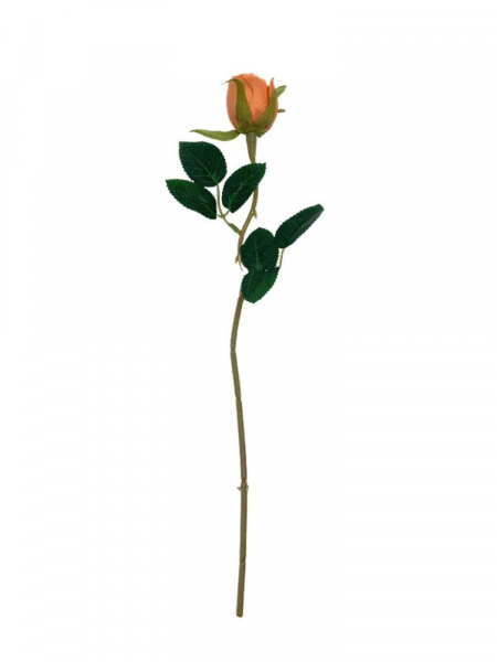 Róża gałązka 37 cm pomarańczowa