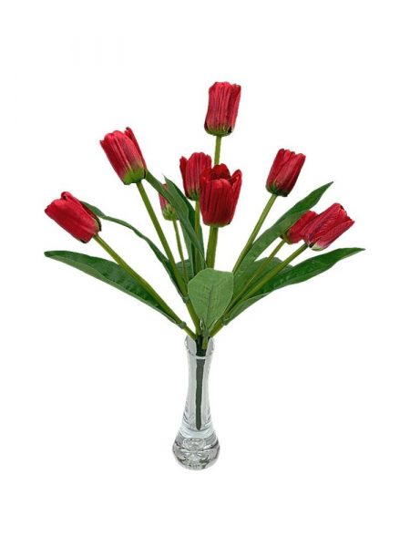 Tulipany bukiet 36 cm czerwone