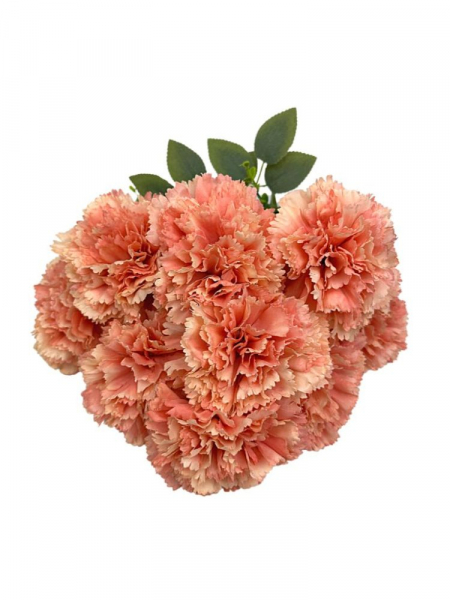 Bukiet goździków 48 cm pudrowy róż