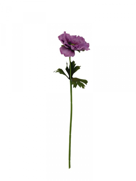 Anemon kwiat pojedynczy 36 cm fiołkowy