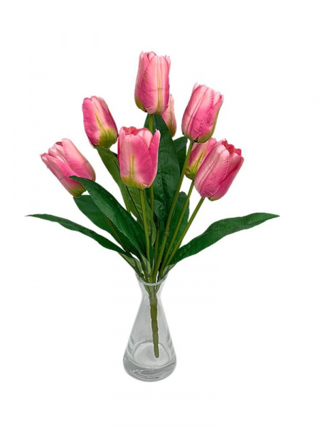 Tulipany bukiet 47 cm różowe