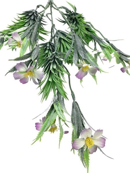 Bukiet jasno fioletowe kwiatuszki 52 cm