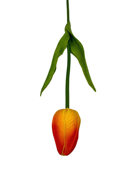 Tulipan z pianki 45 cm pomarańczowy