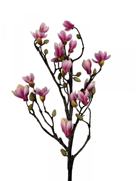 Magnolia gałązka XL 92 cm różowa