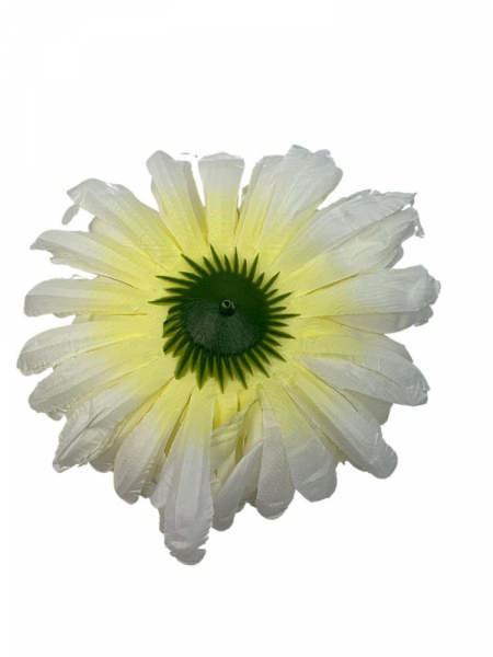 Chryzantema kwiat wyrobowy 16 cm kremowo żółta