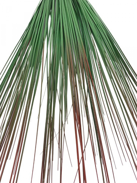 Trawa XL wysoka bukiet 115 cm zielona z czerwonymi końcówkami