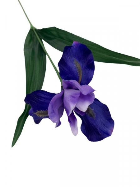 Irys gałązka 65 cm fioletowo niebieski