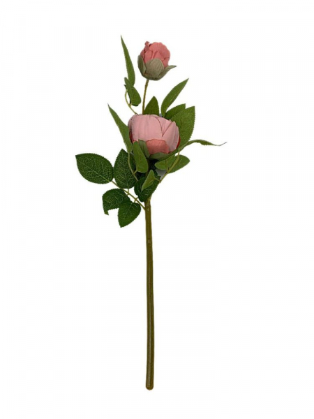 Piwonia gałązka 47 cm brudny róż