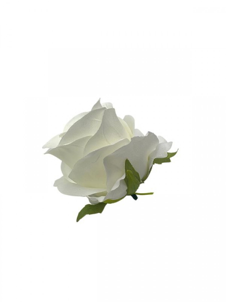 Róża główka 8 cm kremowa