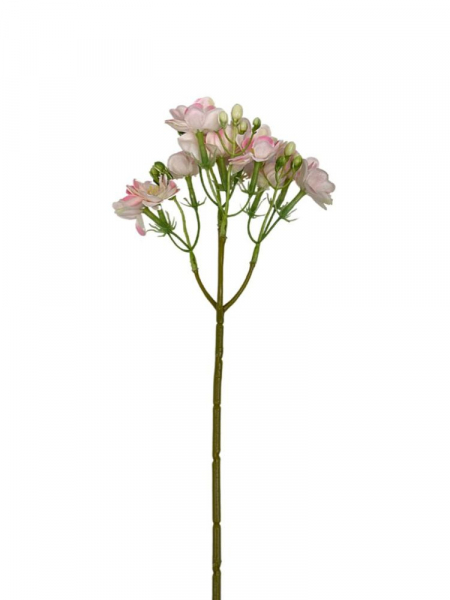 Jaśmin gałązka z kwiatami 40 cm jasny róż