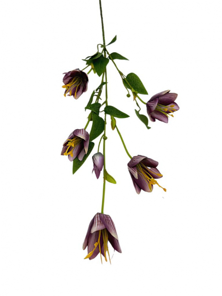Dzwoneczki gałązka kwitnąca 88 cm fioletowe