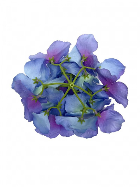 Hortensja główka 17 cm niebiesko fioletowa