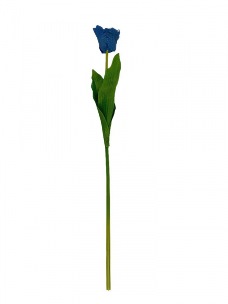 Tulipan gałązka 54 cm niebieski