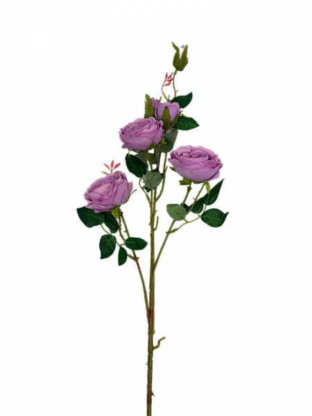 Róża gałązka 90 cm jasno fioletowa
