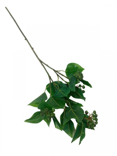 Gałązka z owocami 71 cm zielona