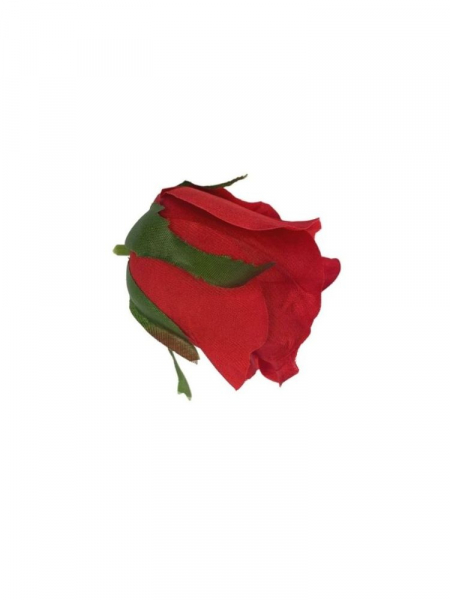 Róża główka 5 cm rubinowa