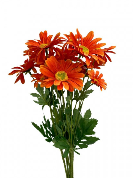 Margaretka kwiat pojedynczy 58 cm ceglana