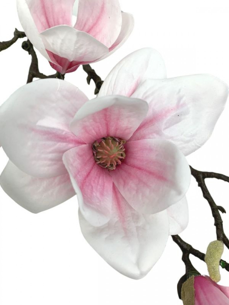 Magnolia gałązka 88 cm różowa