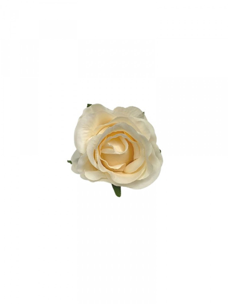 Róża główka 6 cm antyczny krem