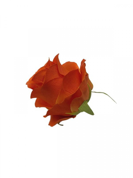 Róża główka 8 cm pomarańczowa