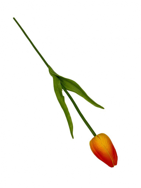 Tulipan z pianki 45 cm pomarańczowy