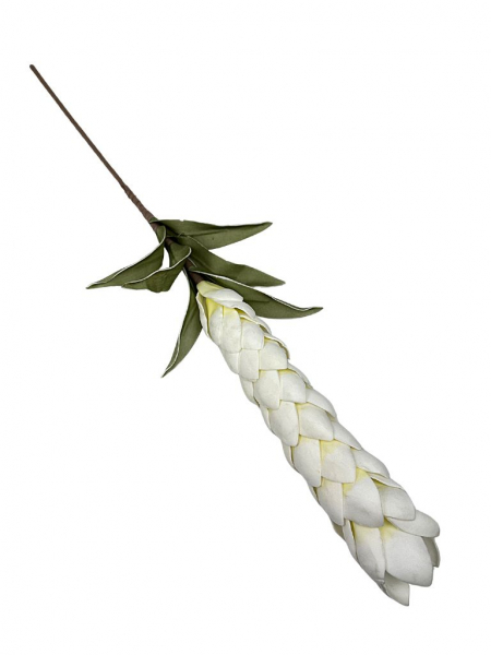 Egzotyczny kwiat piankowy 103 cm jasny krem