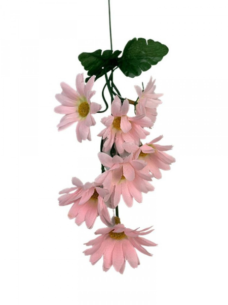 Margaretka gałązka 46 cm jasno różowa