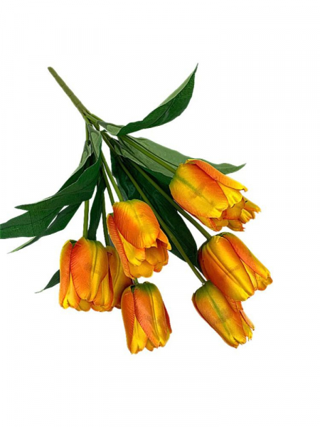 Tulipany bukiet 47 cm pomarańczowe