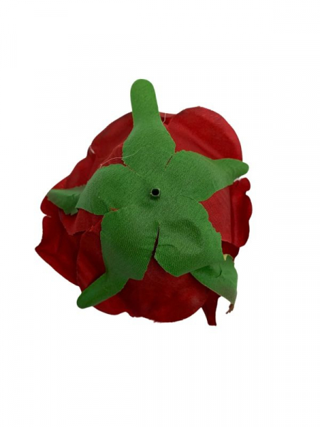 Róża główka 9 cm czerwona