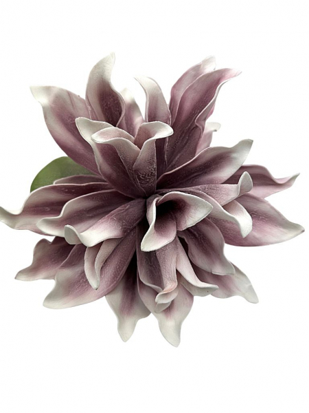 Egzotyczny kwiat piankowy 87 cm brudny fiolet