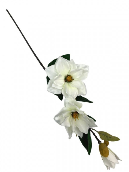 Magnolia kwiat pojedynczy 93 cm biała