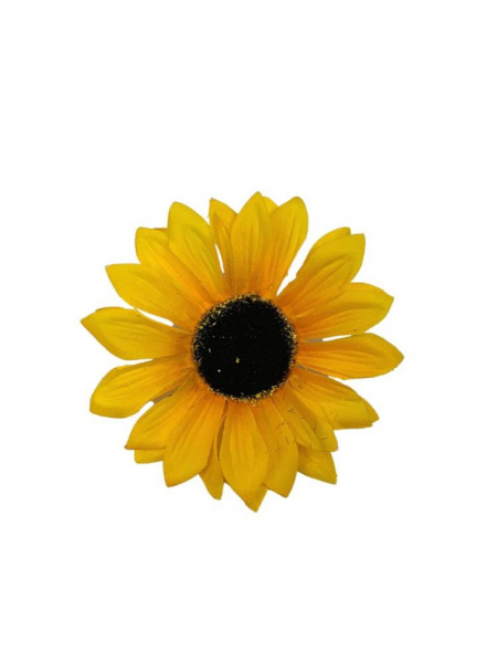 Słonecznik główka 10 cm żółty